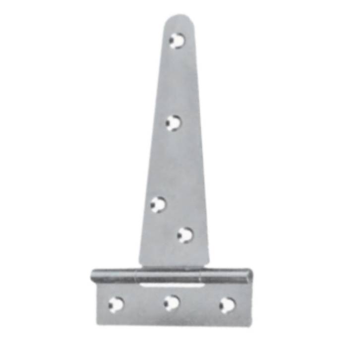 868 : MILD STEEL HEAVY SCOTCH TEE HINGE UNCRANKED KNUCKLE, FIXED PIN