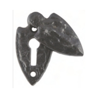BLACK ANTIQUE ESCUTCHEON(COVERED SHIELD ESCUTCHEON)