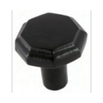 Black Antique Octagonal Cabinet Knob