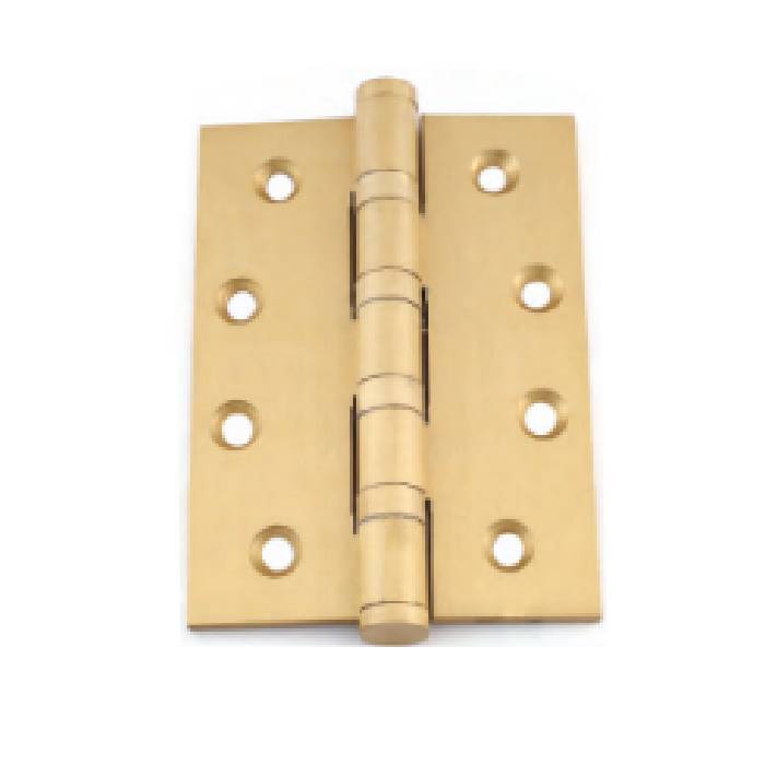 BRASS BUTT HINGES WITH TWO/FOUR BALL BEARING AND BUTTON TIP HEAD (S.S. PIN)