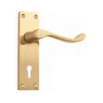 Victorian Scroll Range Brass Lever Handles (Forged)