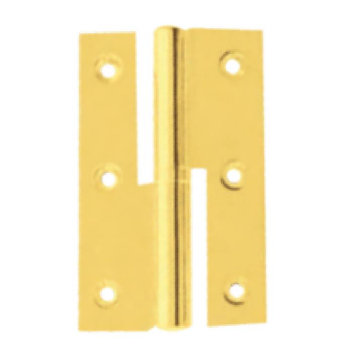 BRASS REFLECT HINGES WITH FLAT FLUSH / ROUND HEAD (S.S. PIN)