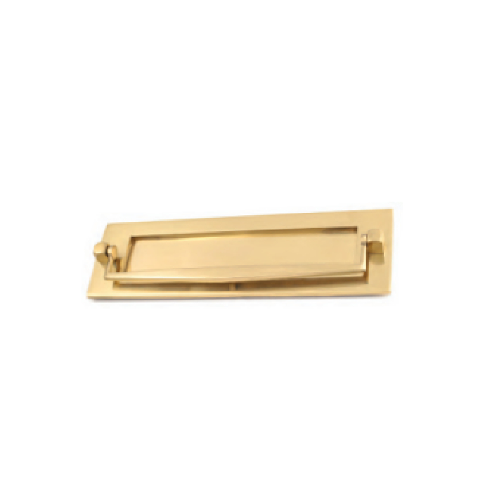 G-LP848 - BRASS LETTER PLATE (WITH KNOCKER)