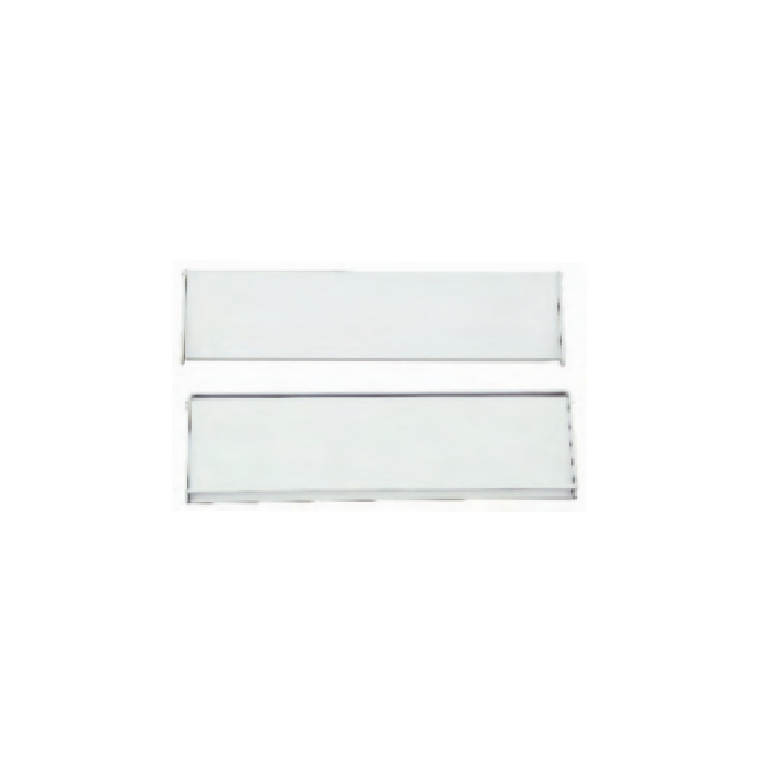 G-LP852 - ALUMINIUM FRONT FIX LETTER PLATE & TIDY
