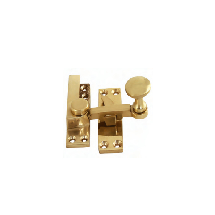 BRASS VICTORIAN QUADRANT SASH FASTENER