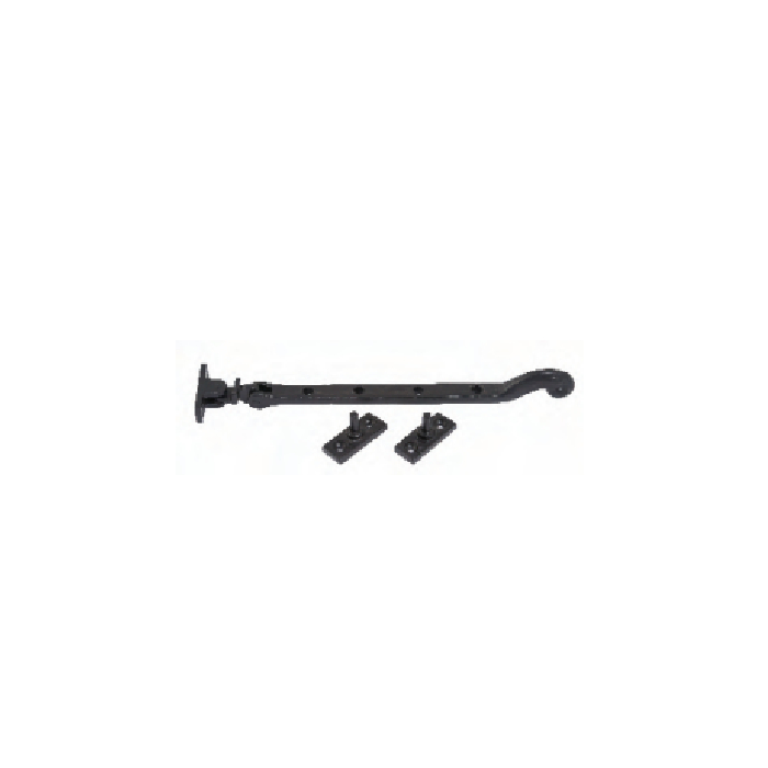 BLACK ANTIQUE CASEMENT STAY SOLID (LIGHT)