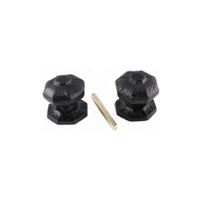 OCTAGONAL MORTICE KNOB SET