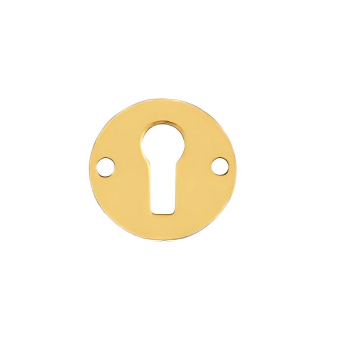 BRASS VICTORIAN FLAT ESCUTCHEON (OPEN)