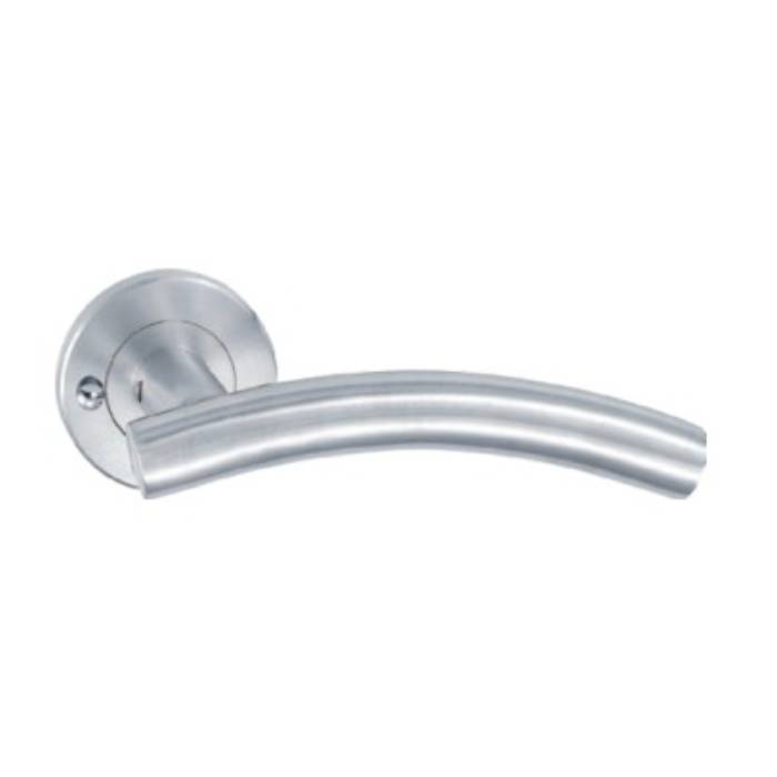 STAINLESS STEEL CURVE LEVER HANDLE WITH PRIVACY FUNCTION