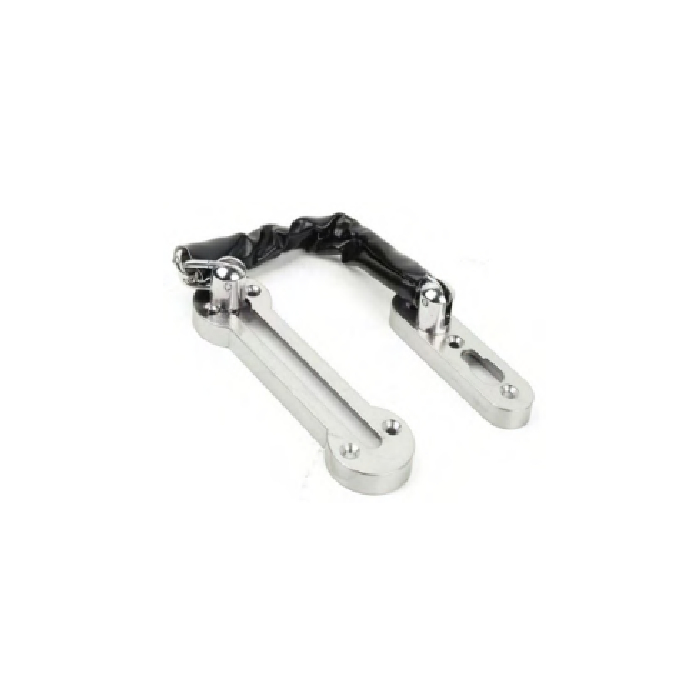 G-DCG829 - SS DOOR CHAIN WITH LEATHER COVER