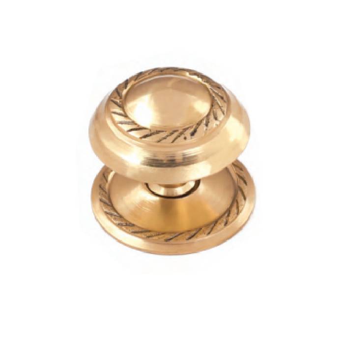 BRASS GEORGIAN CUPBOARD KNOB