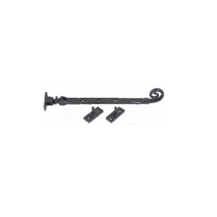 BLACK ANTIQUE CASEMENT STAY CURLY