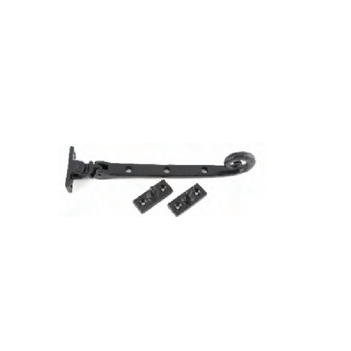 BLACK ANTIQUE CURLY TAIL CASEMENT STAY