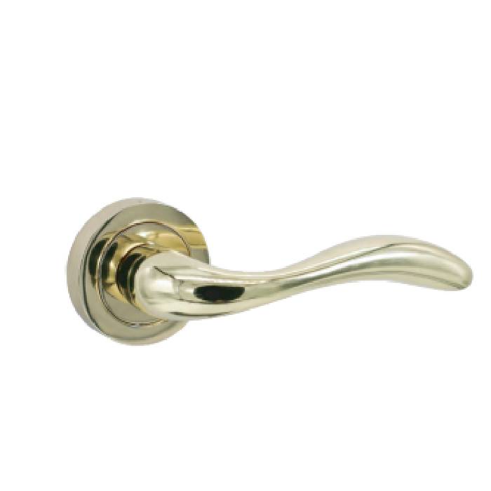 HAMPTON LEVER HANDLE ON ROUND ROSE