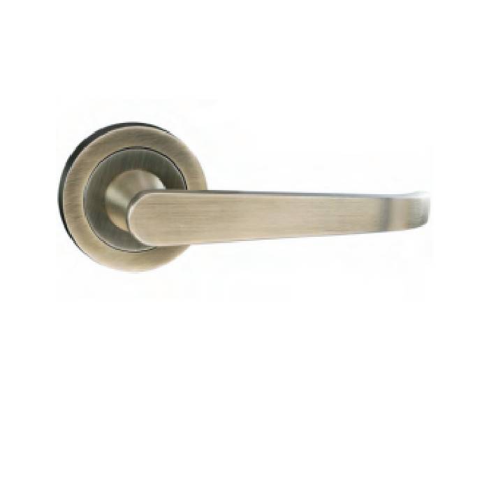 ALEXANDRIA STRAIGHT LEVER HANDLE ON ROUND ROSE